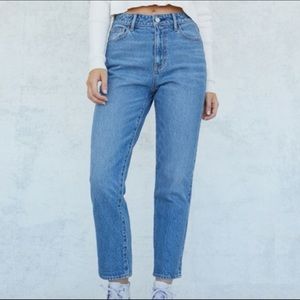 Pacsun High Rise Straight Jeans in medium blue size 26